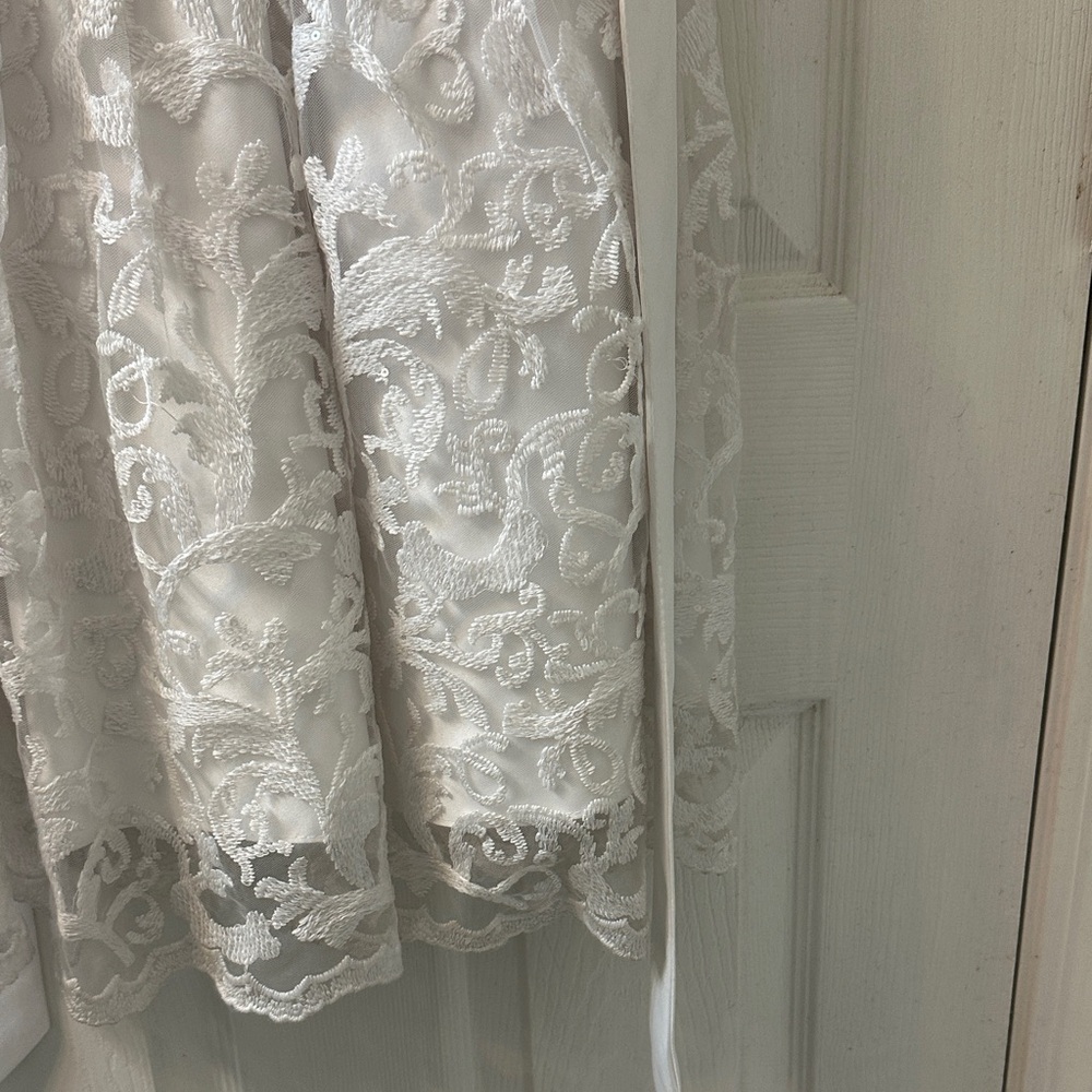 Tip Top brand Elegant White Lace Kids Dress - Picture 5 of 7